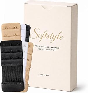 SOFTSTYLE Premium Bra Extenders for Women 3 Hook 2 Hook Combo Price In India