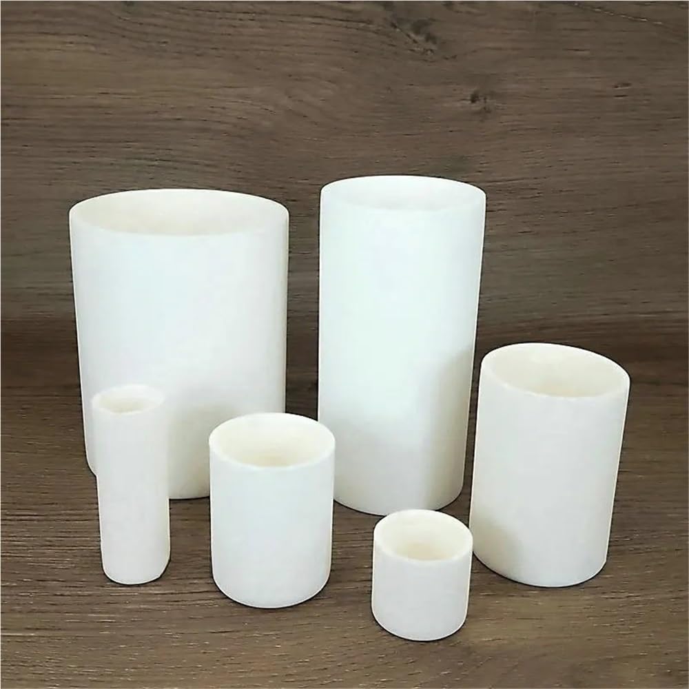 Crisol cilíndrico ligero de corindón de laboratorio (capacidad de 5 ml a 1000 ml), 1 unidad(1000)