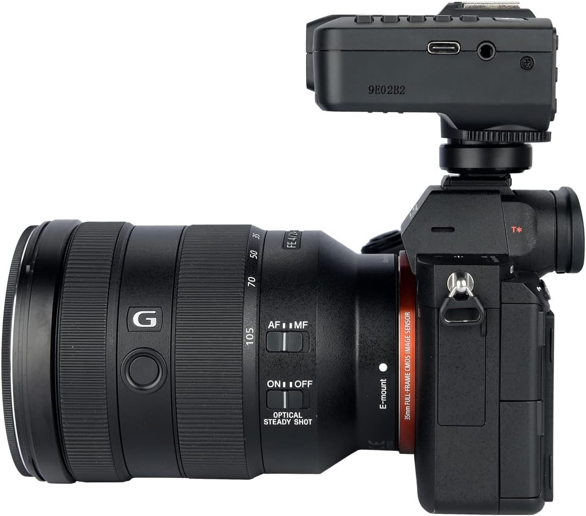 Godox X2T-S TTL Wireless Flash Trigger for Sony, 1/8000s HSS, Bluetooth Connection Supports iOS/Android App Controller, TCM Function, 5 Separate Group Buttons, New Hotshoe Locking, New AF Assist Light