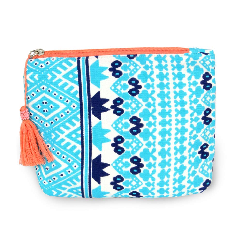 CCFW Cosmetic Pouch Bag Clutch Handbag Casual Purse Cosmetic Make-up Case Pouch Bag Clutch Handbag Casual Purse (Turquoise Multi)