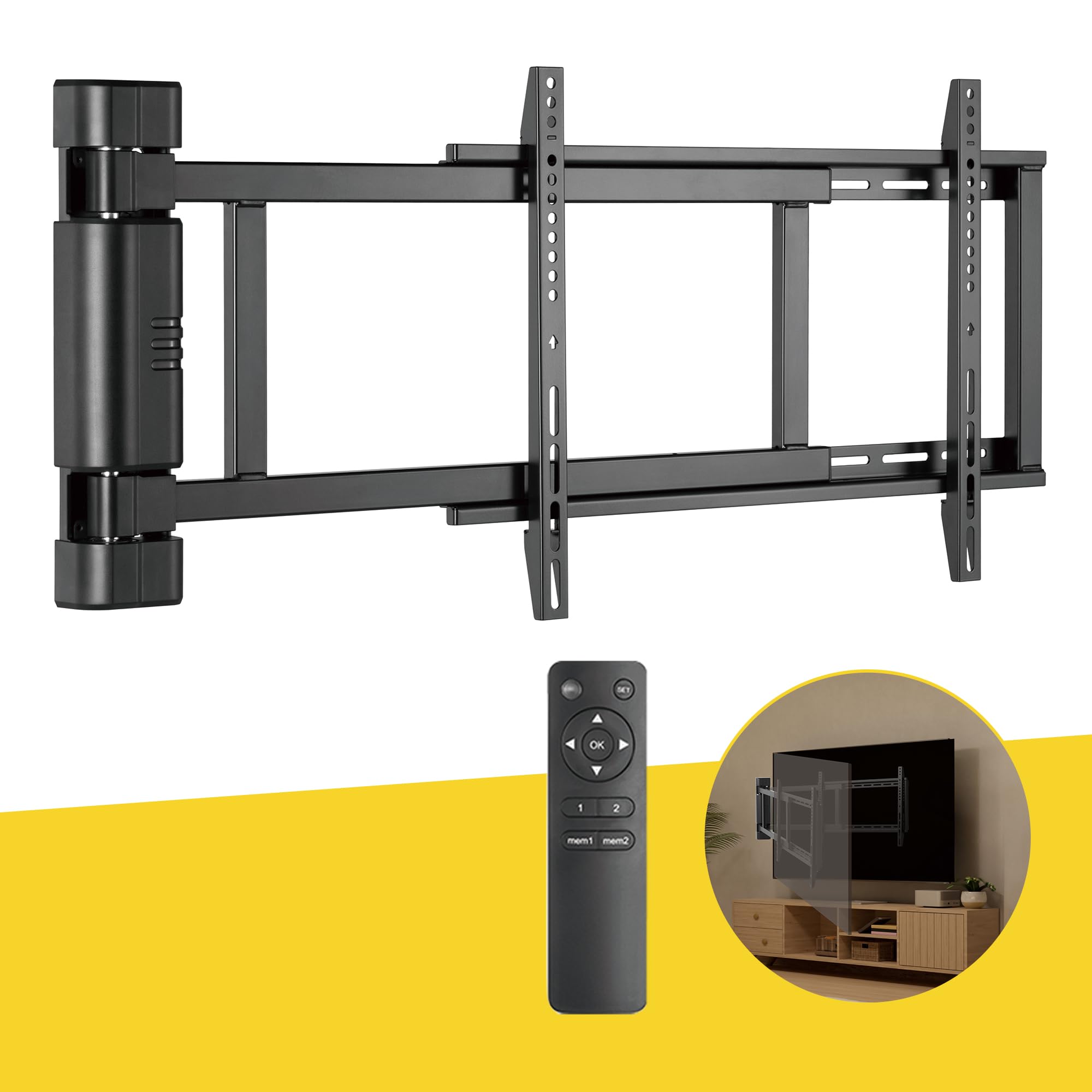 Amazon.com: ProMounts Motorized Articulating/Full Motion TV Wall 
