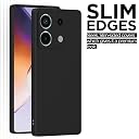 Pikkme Redmi Note 13 Pro 5G Back Cover Camera Protection Shockproof Soft Matte Silicone Back Case for Redmi Note 13 Pro 5G (Black) gallery image