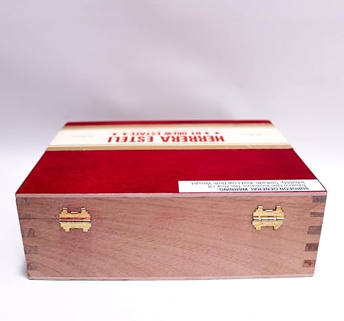 Miniatura 6 de Herrera Esteli | Caja de Puros de Madera Corta Corona Gorda Habano - 7.5" x 6" x 2.5"