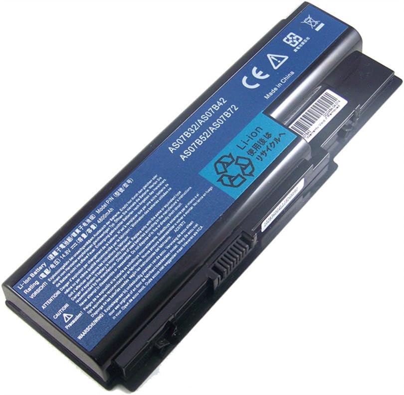 14.8V 4800mAh Laptop Battery AS07B42 for Acer Aspire 5940G 5942G 8930G 8935G 8940G AS07B42 14.8V 8cell