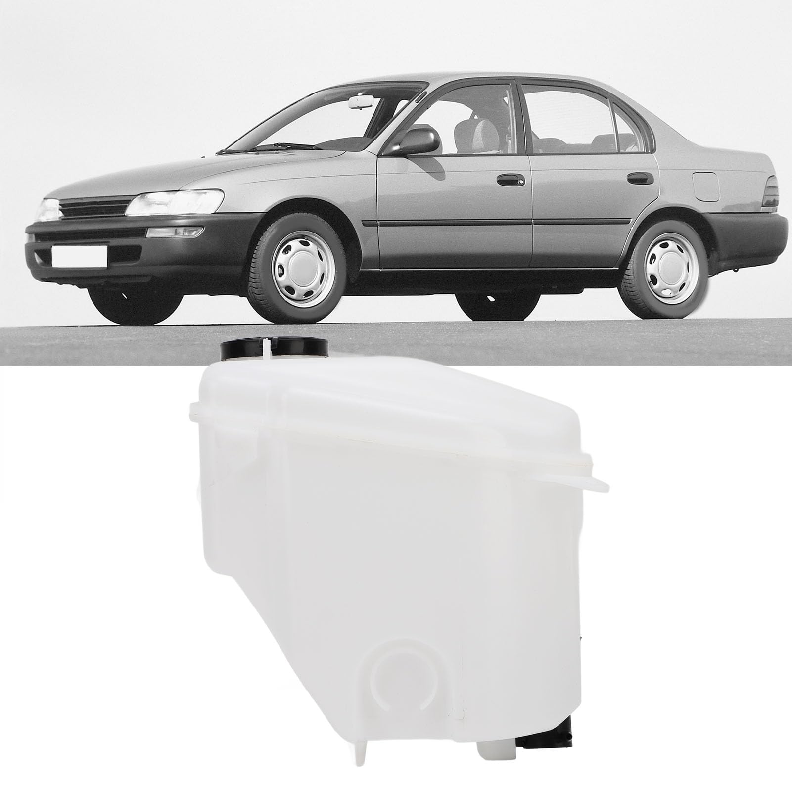 Naroote Zbiornik Płynu do Spryskiwaczy, 8531502030 603-413 85315-02030 do Prizm 1998-2002 z Wężem Trwały Zamiennik Materiału PP, Idealny Chevroleta