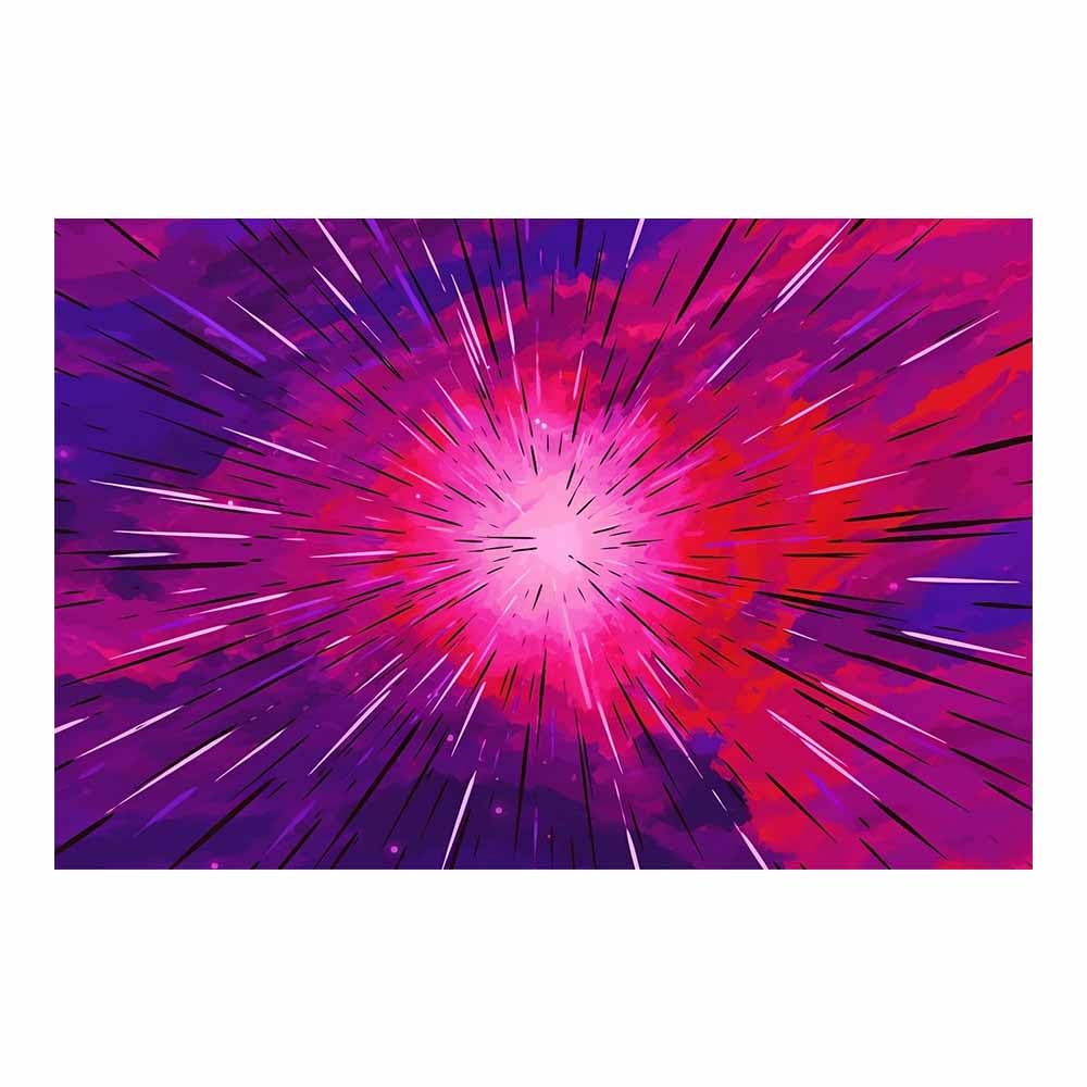 TODOAA Blanco Y Negro Abstracto Cuadros Patrón simple y colorido Decoracion Salon Modernos, Salón Comedor Oficina Pintura Lienzos decorativos Cuadros（morado-80x120cm Sin marco