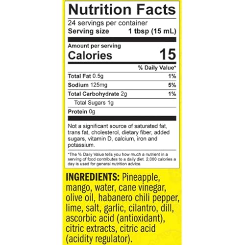 Miniatura 3 de Ricante Tropical Pineapple Habanero - Salsa Everything con infusión de keto, apta para dietas cetogénicas y gluten, aprobada por los 30 integrantes,