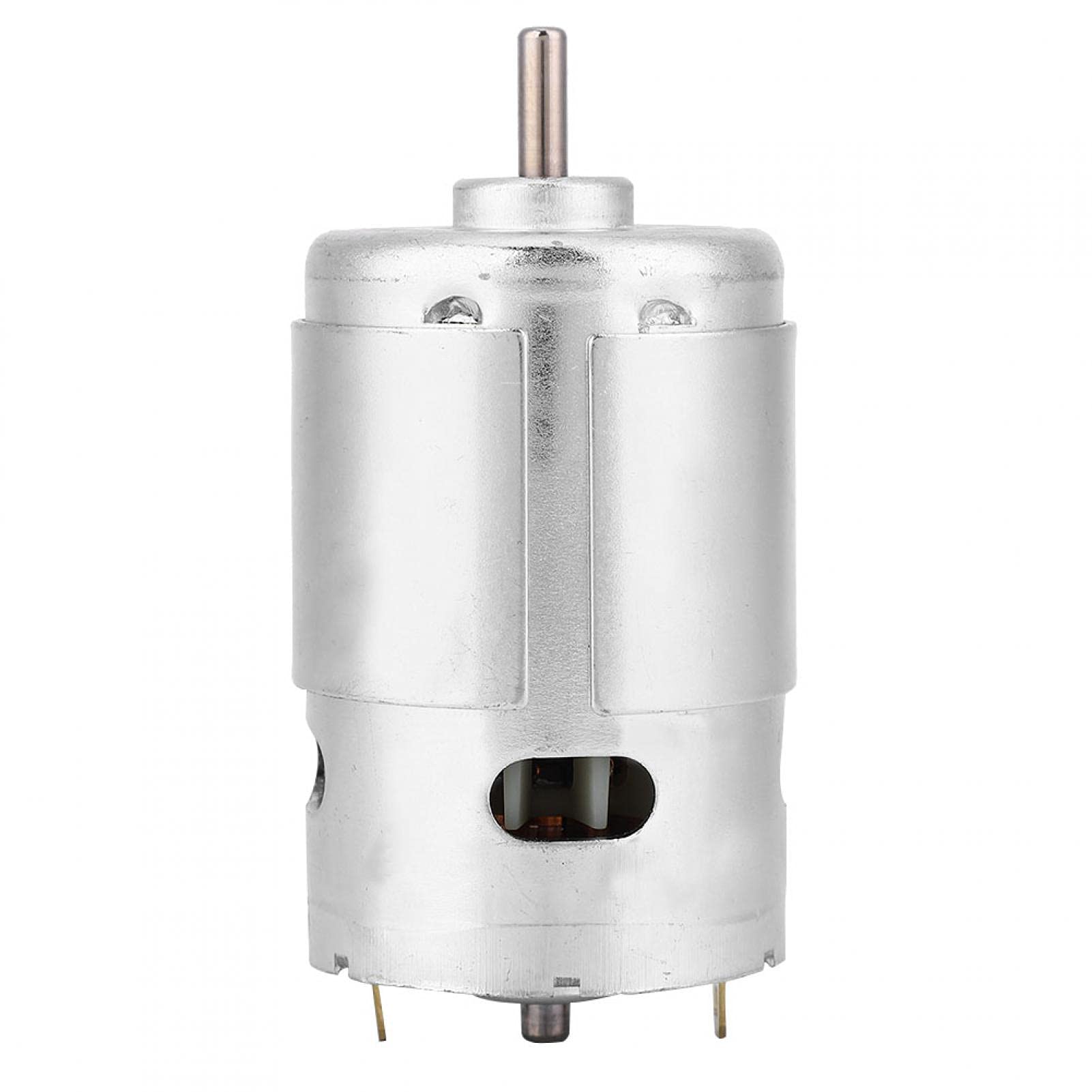 Motore elettrico, 12V 6000 RPM ad alta velocità a basso rumore ad alta potenza miniatura motore DC doppio cuscinetto a sfera per progetti elettrici/elettronici fai da te, trapani, robot