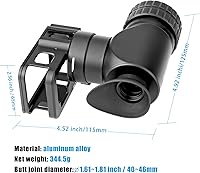 Vista 3 de Soporte adaptador de cámara lateral para mira – Compatible con cámara de acción GoPro Hero 13 12 11 10 9