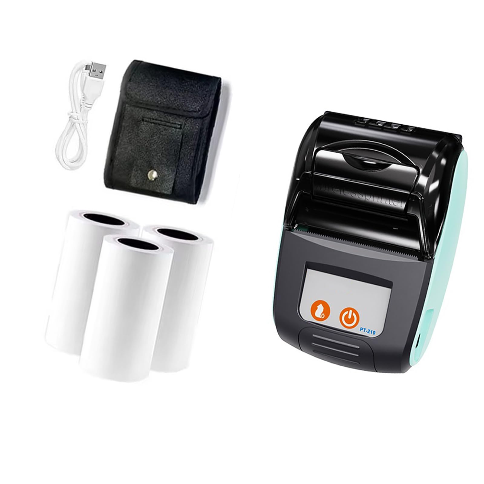 Łatwa w użyciu drukarka termiczna obsługująca kod i różne formaty kodów kreskowych Ciepła drukarka kompatybilna z Bluetooth
