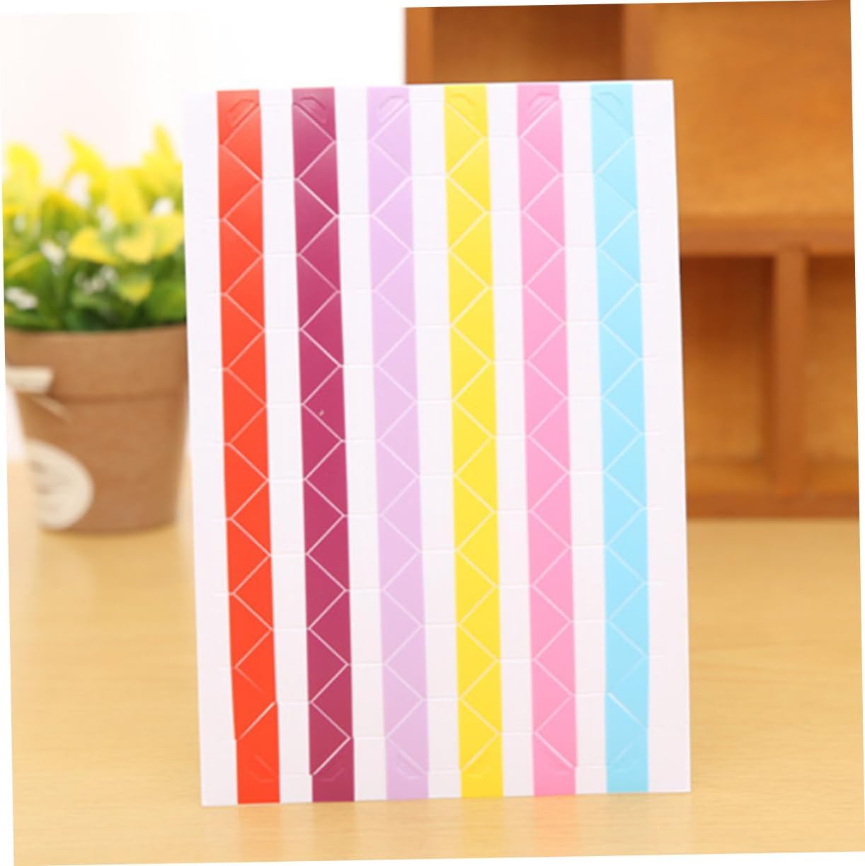 KONTONTY 50sheets Corner Stickers for Photos Self-Adhesive Multicolor Mounting Corners for Scrapbook Albums Easy Application for All for Crafts and Decorations