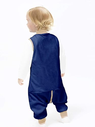 Miniatura 10 de Sincere Saco de dormir para bebé, primavera, otoño, cálido, saco de dormir para caminar con piernas, mantas de pijama, 6 meses a 4 años
