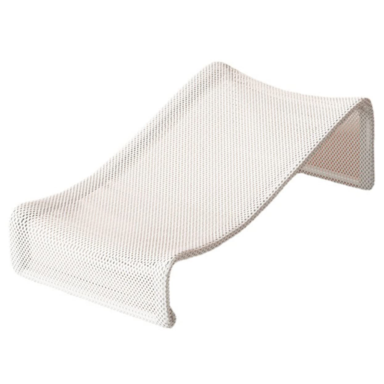 ORFOFE Bath Pad Bath Support Seat Soft Mesh Bath Cushion for Boy Girl Comfortable Bathtub Support for Newborns and Bath Essential
