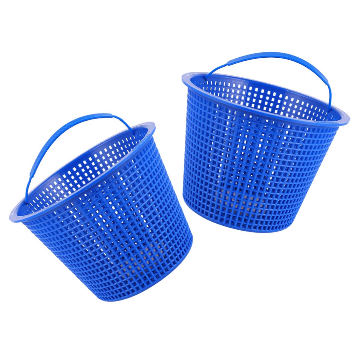 2 Piezas Cesta de Piscina Antiobstrucción de Plástico Azul Diseño Práctico para Limpieza en Piscinas y Sistema de Filtración