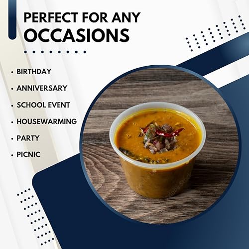 Miniatura 7 de Contenedores de delicatessen con tapas paquete combinado de 35 recipientes de 16 onzas y 25 32 onzas con 60 tapas herméticas  Contenedores