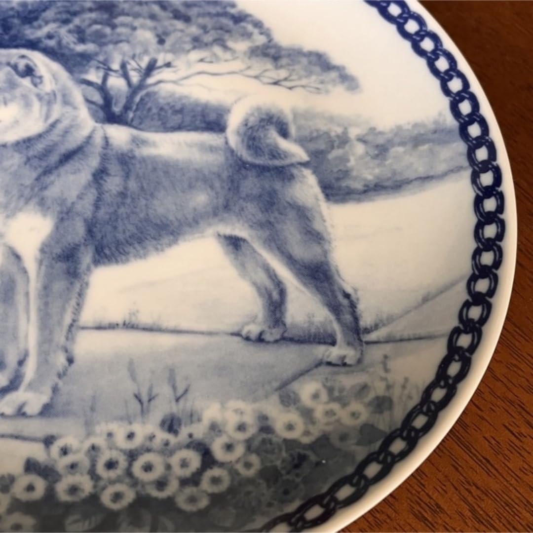 【未使用美品】デンマーク製　横浜タカラダ★柴犬★絵皿 Amazon | 横浜タカラダ柴犬 絵皿 デンマーク製 老舗TAKARADA | ノー