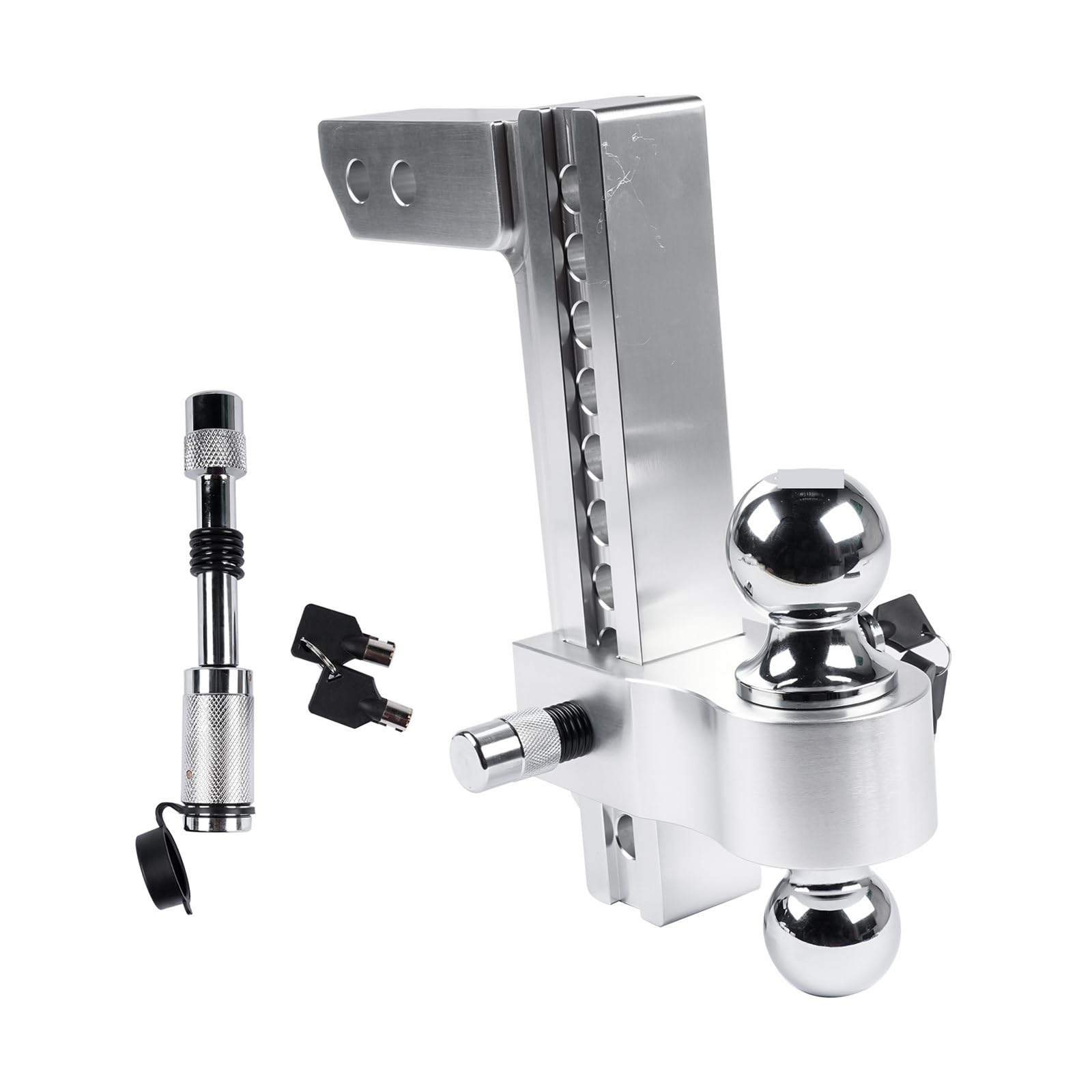 Zaczep Przyczepy, Regulowany zaczep holowniczy do odbiornika 2'' 10'' Drop Rise Tow Hitch 12500LBS