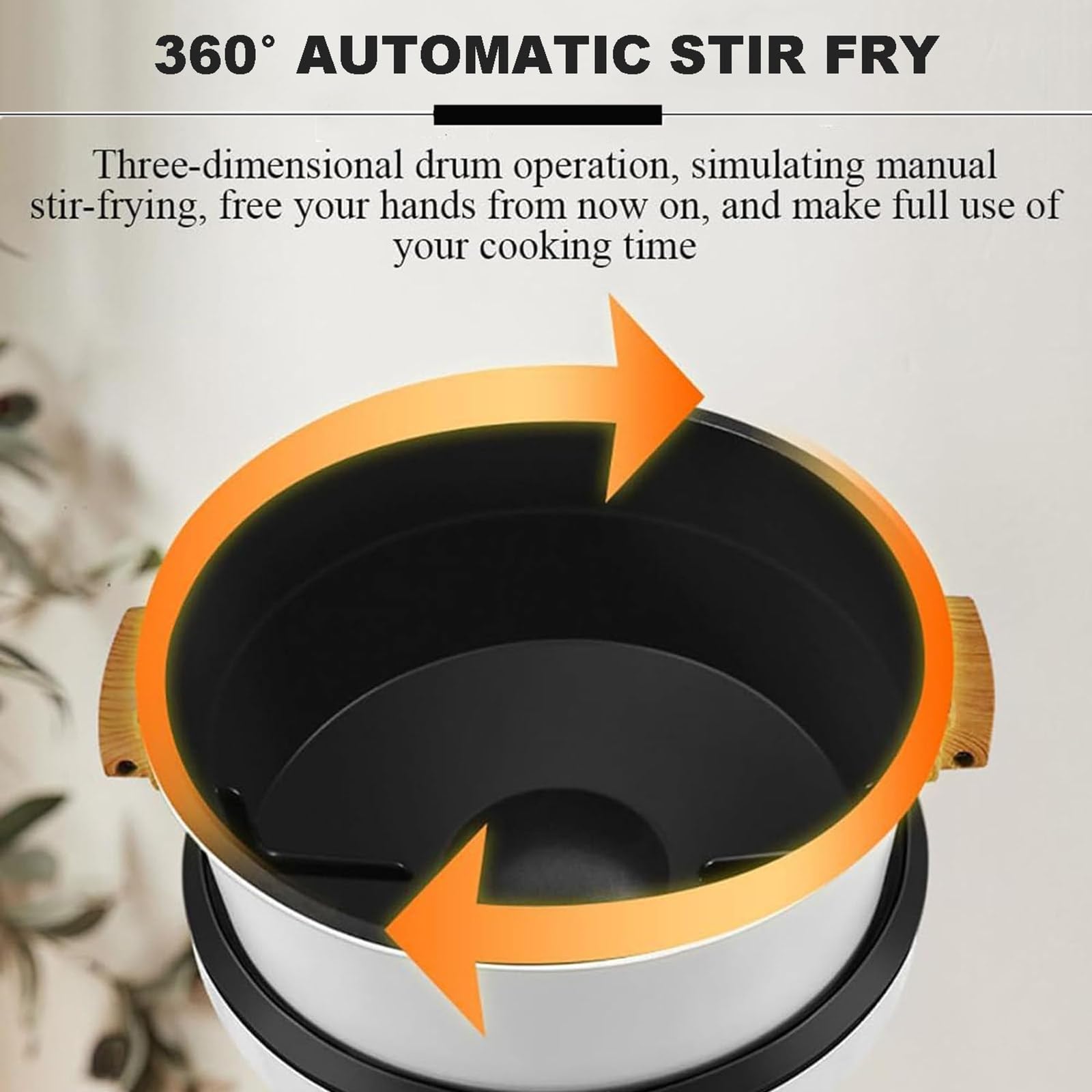 Robot Culinaire Automatique, Cuiseur À Riz Commercial, avec Réglage du Pot À 3 Vitesses, Robot De Cuisson du Riz Sauté - Cuisson À La Chaleur 2000 W - Contrôle par Écran Tactile (8L)
