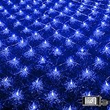 FUNPENY 200 LED Christmas Net Lights, 9.8 FT x 6.6 FT 8 Modes Plug in Waterproof Connectable Net...