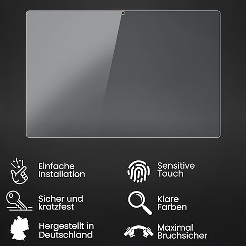 Miniatura 3 de Bruni Protector de pantalla compatible con Jumper EZpad M10S Protector Film, película protectora transparente (2X)