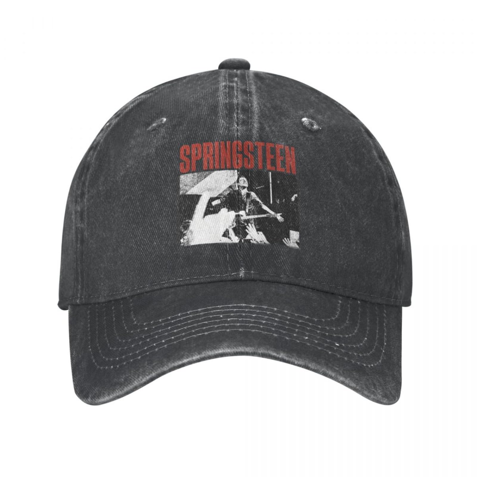 YCYLYLYC Baseball Cap Bruce A E Street Band Springsteen Baseball Cap Thunder Road Distressed Washed Hats Outdoor Adjustable Fit Snapback Cap Gift