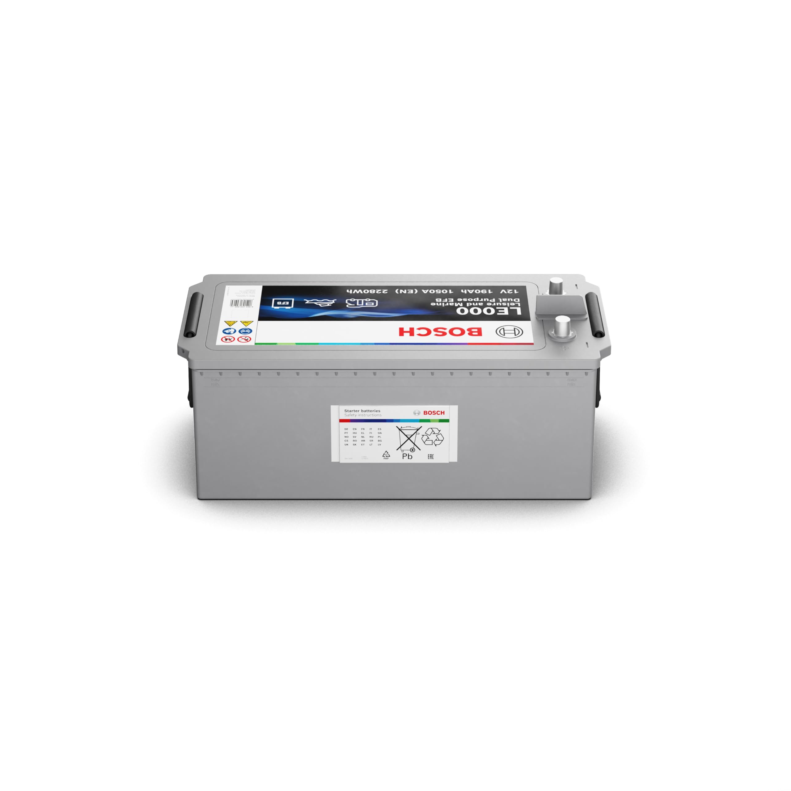 Batterie Bosch LE000 - Série LE EFB - Batterie EFB Décharge Lente - 0092LE0000