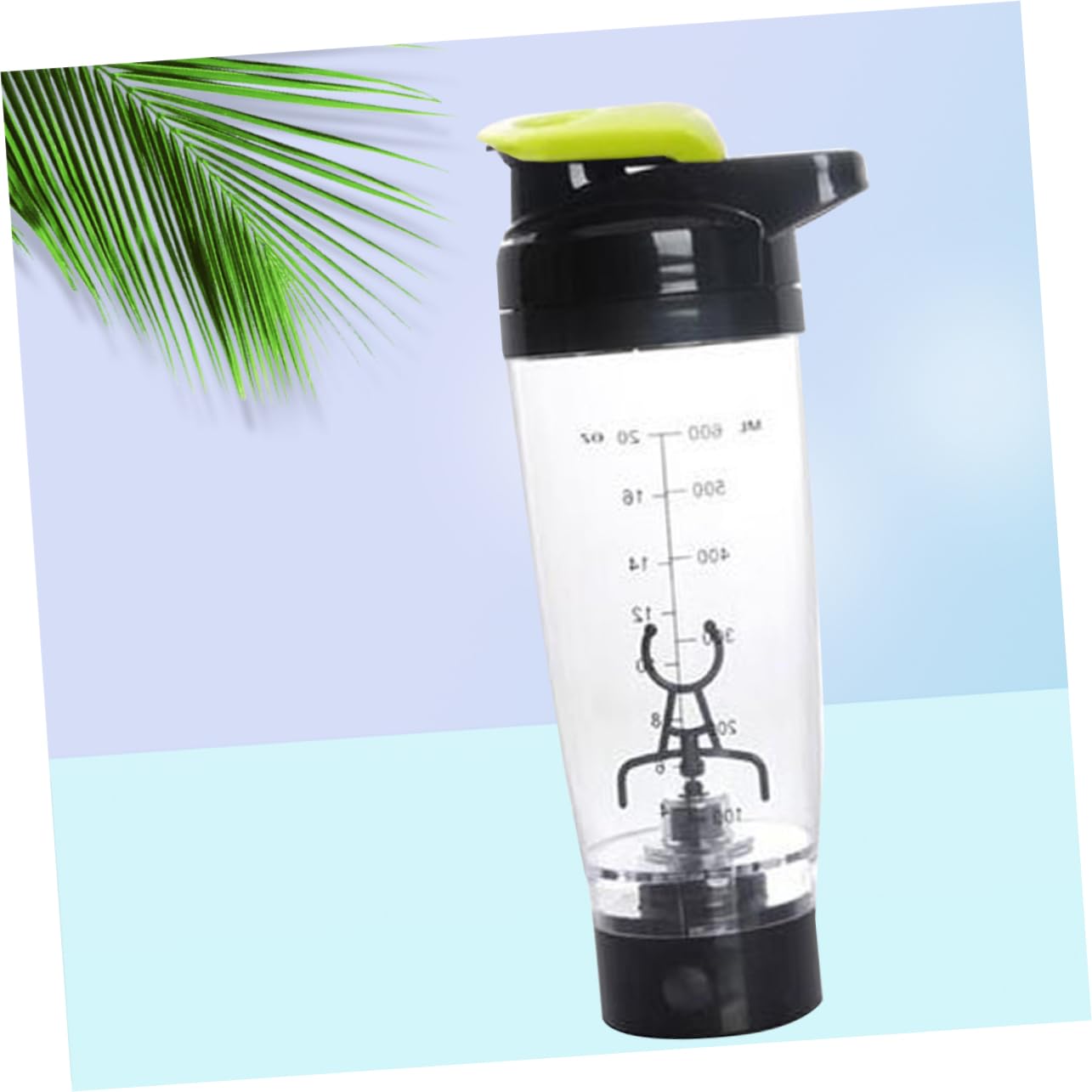 Cabilock Bouteille De Mélangeur Électrique Portable Pour Shaker De Protéines Mixeur Automatique à Batterie Pour Et Boissons Protéinées Vert
