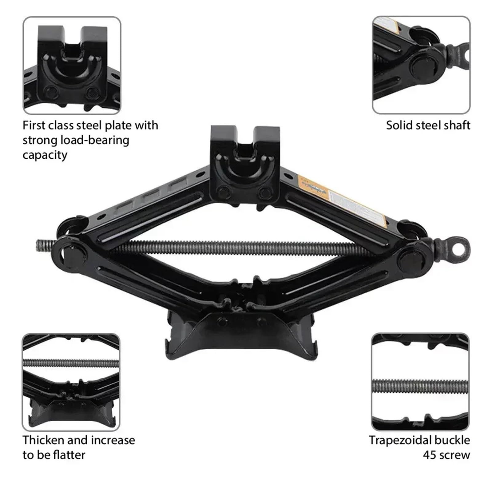 Cric A Forbice Per Auto Strumento for la sostituzione dei pneumatici idraulici del cric da auto 2.5T 1. for manovella dell'auto for(1.5T)