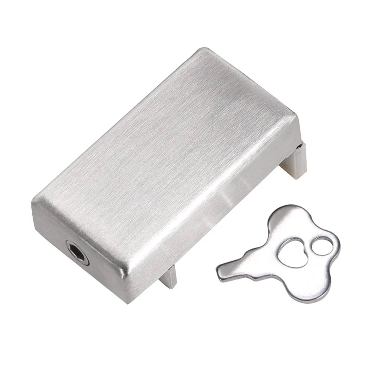 WPOIYHGBY 1Pcs Window Security Key Locks Adjustle Latch Lock Sliding Sash Stopper Furniture Hardwares