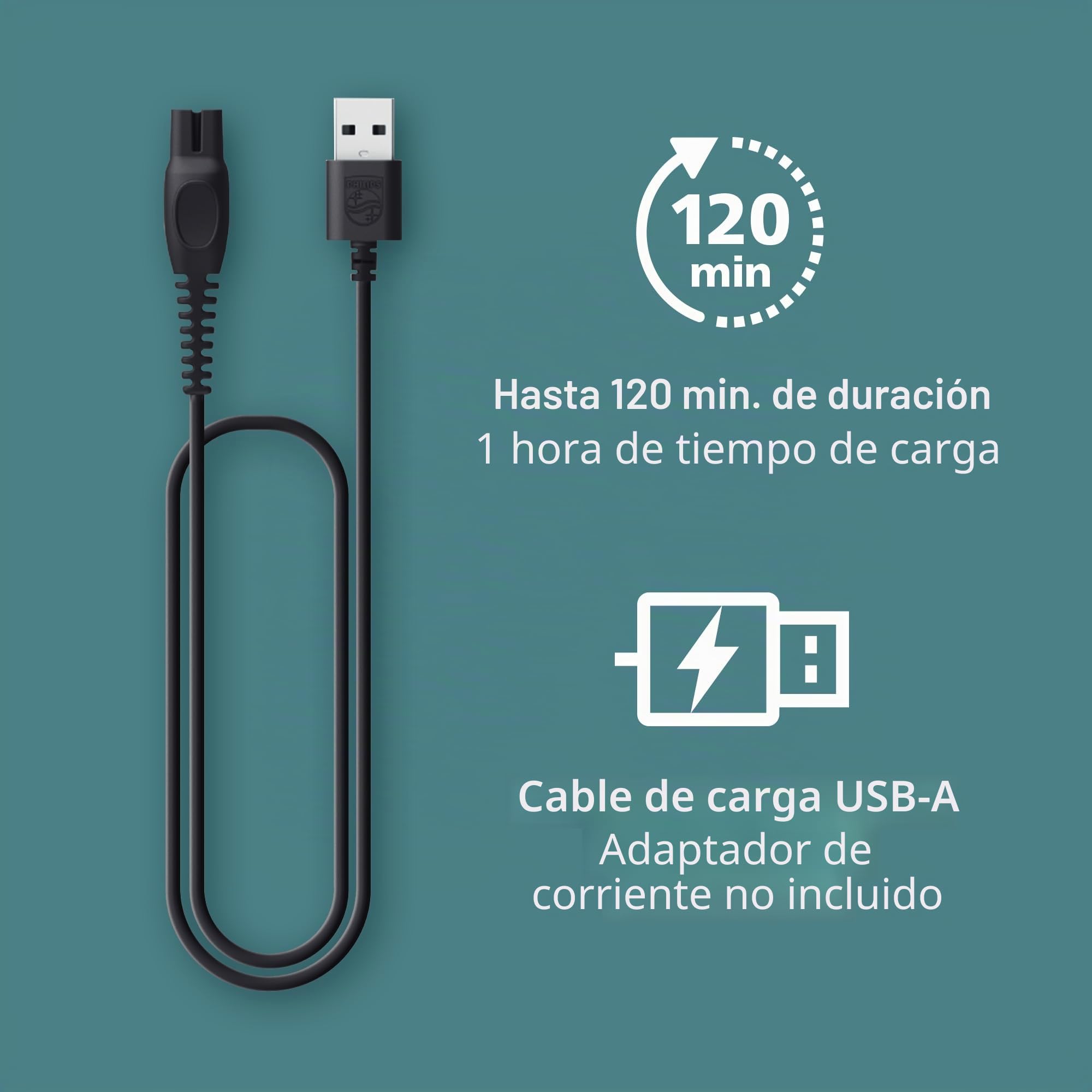 Philips Norelco Body Groomer Serie 7000, peluquero de cuerpo entero para hombre, cabezal flexible 2D que sigue el contorno, sistema de afeitado de triple protección y recortador de pelo corporal