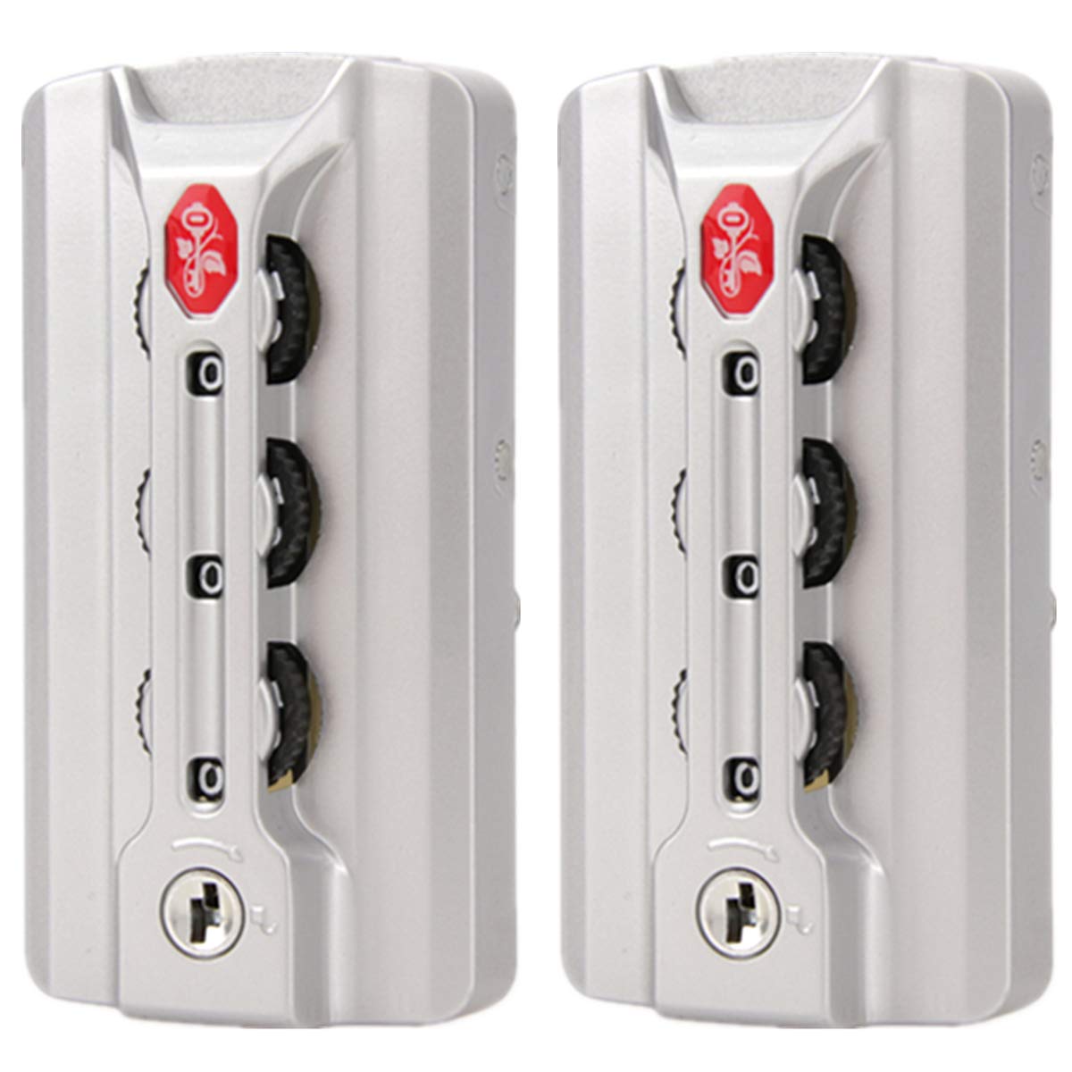Set di una coppia lucchetti sicurezza con password K907#