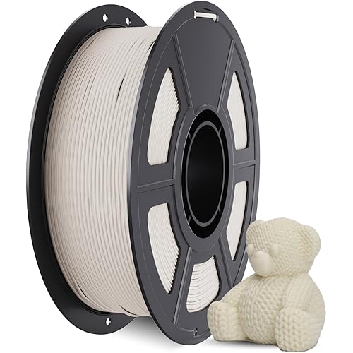 PLA Plus (PLA+) 3D Printer Filament 1.75mm, High Toughness & Strength PLA PRO Dimensional Accuracy +/- 0.03mm, 500 mm/s High Speed Hyper Filament, Neatly Wound Spool, 1kg Cream White