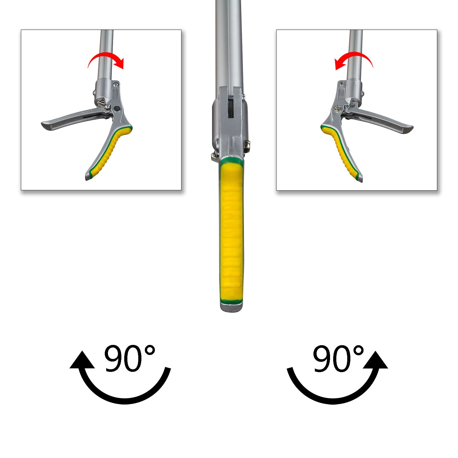 DEMA Alu Teleskop Astschere & Baumschere – Astsäge mit 6-stufiger Längenverstellung bis 120 cm, ideal für Garten & Baumarbeiten