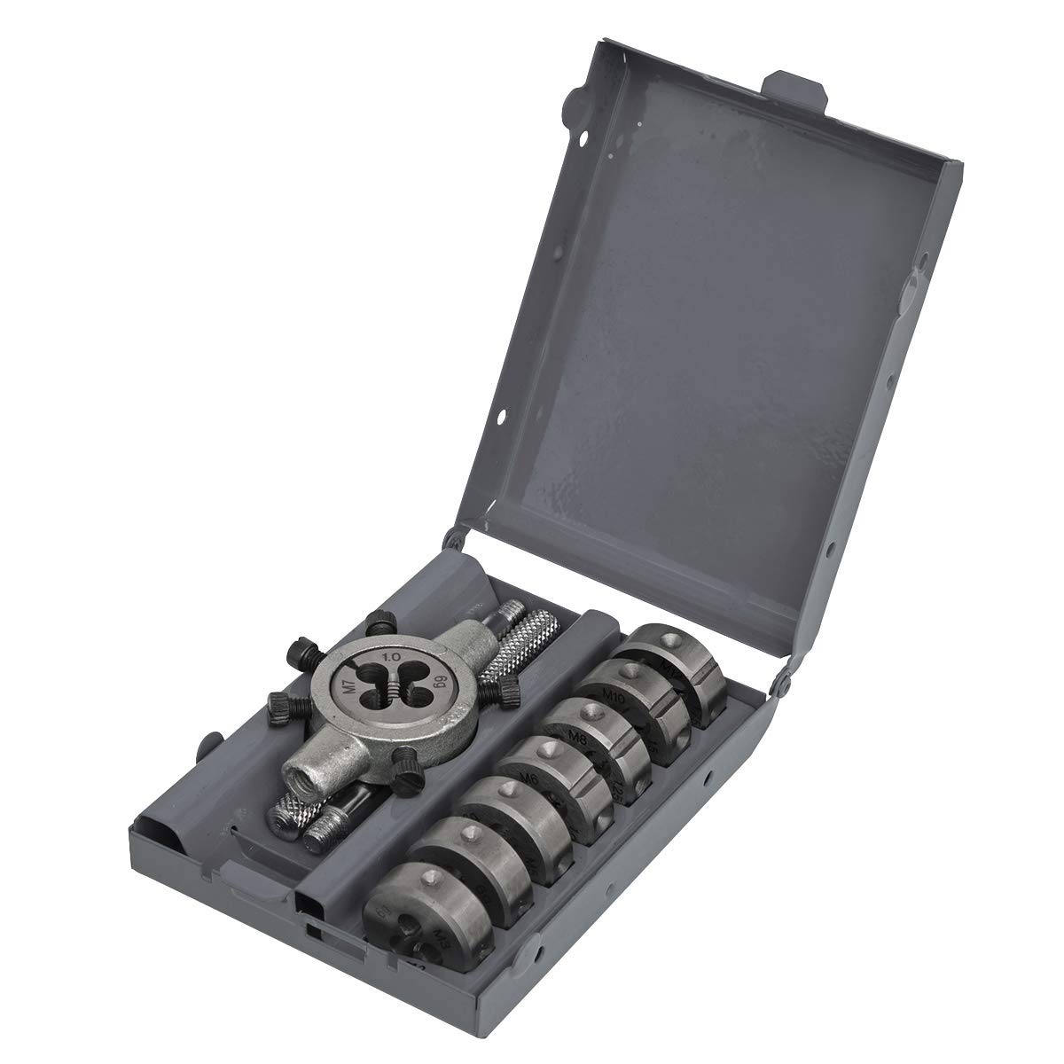 Sealey Ak3009 Split Die Set 9Pc Metric