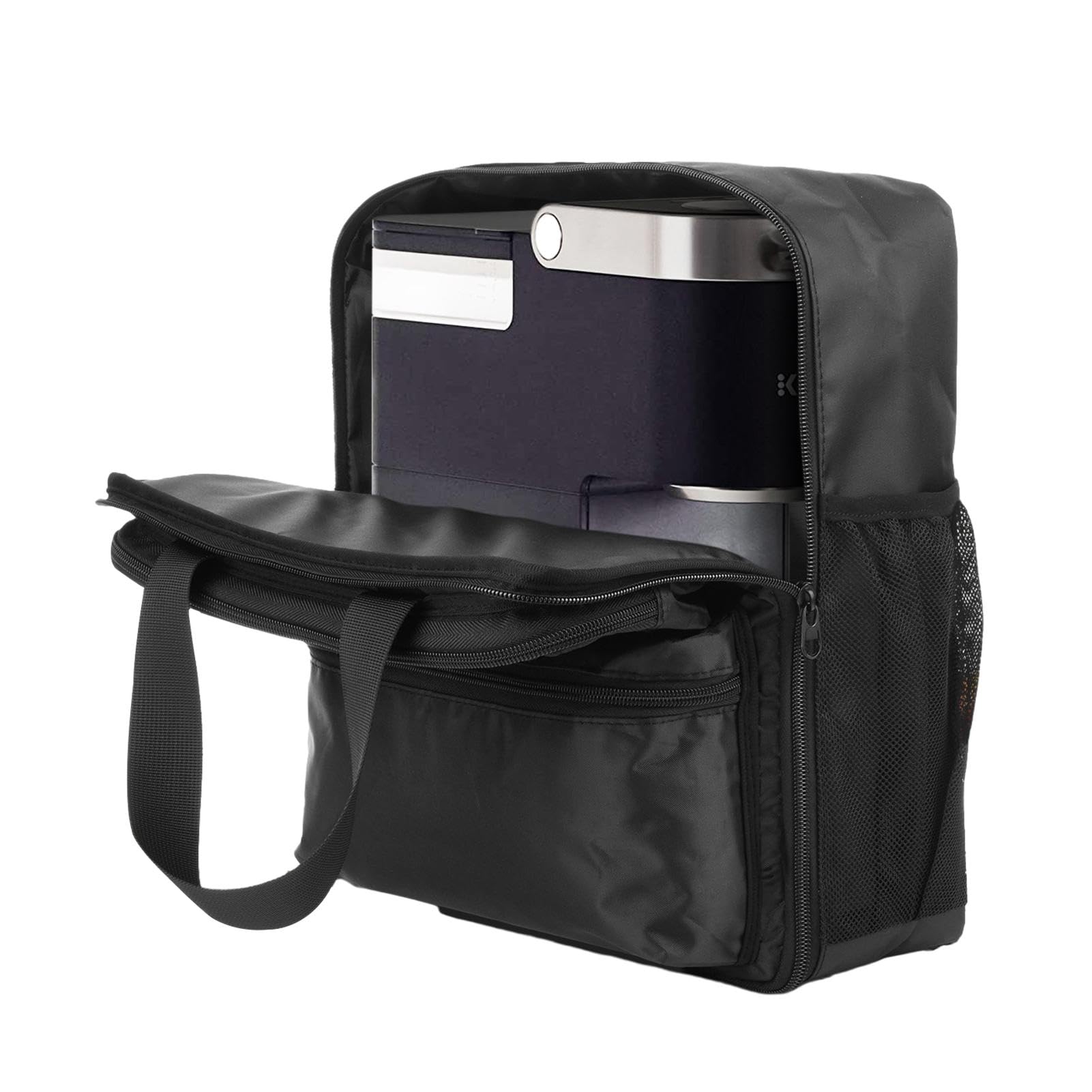Kaffeemaschinen-Reisetasche, staubdichte Tragetasche für Kaffeemaschinen, praktische Aufbewahrung mit Griff, Heimorganisation, Kaffee-Ausrüstungs-Organizer für Reisen und Umzug