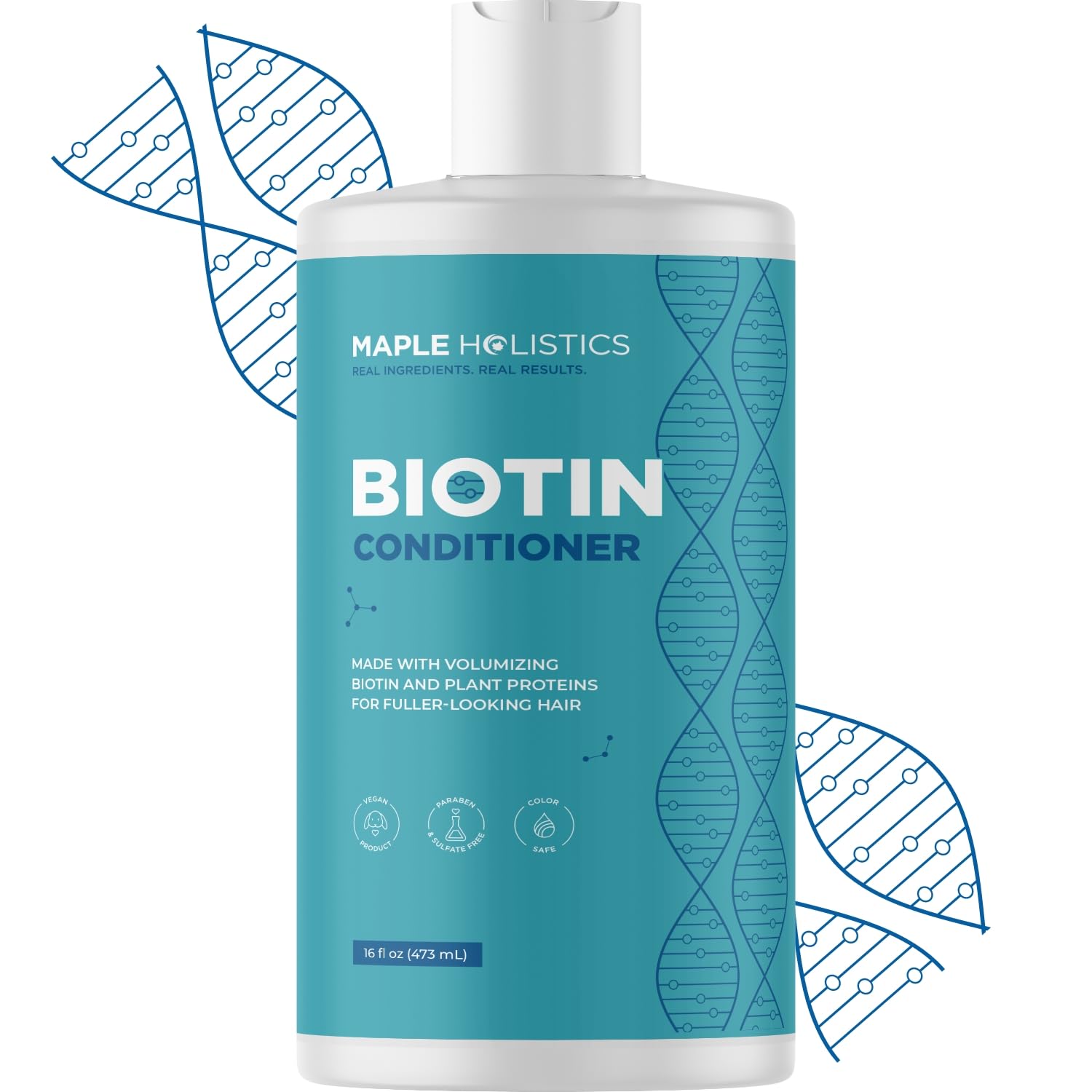 Biotin and Collagen Volumising Conditioner for Fine, Thinning Hair - With Shea Butter and Coconut Oil - Paraben and Sulphate Free - 473ml