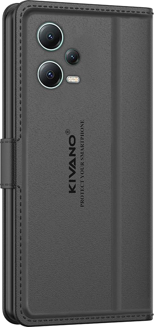 KIVANO LUXE Leather Flip Case for Redmi Note 12 Pro 5G -3