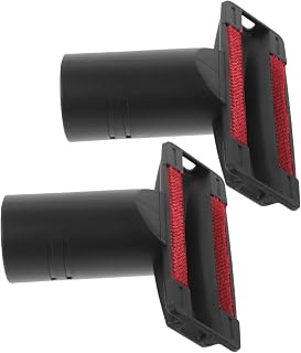 2 Pack Vacuum Cleaner Brush Attachment for Household Beds, Black ABS