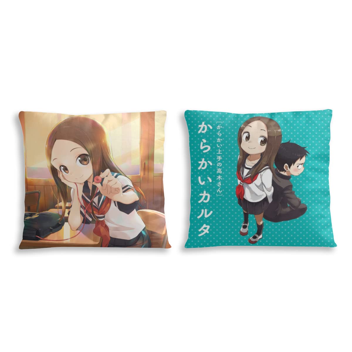 Amazon.co.jp: からかい上手の高木さん クッションカバー 2枚セット 