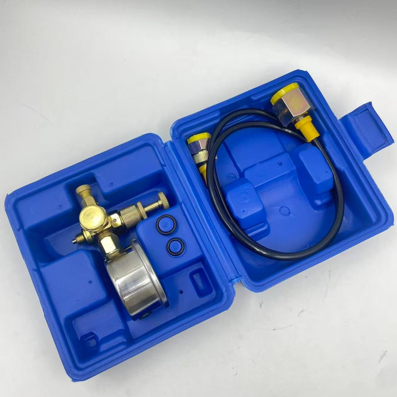 Cylinder for Excavator Breaker, Gun Head 4L 8L Inflatable Steel Cylinder, Nitrogen Meter,Nitrogen Valve