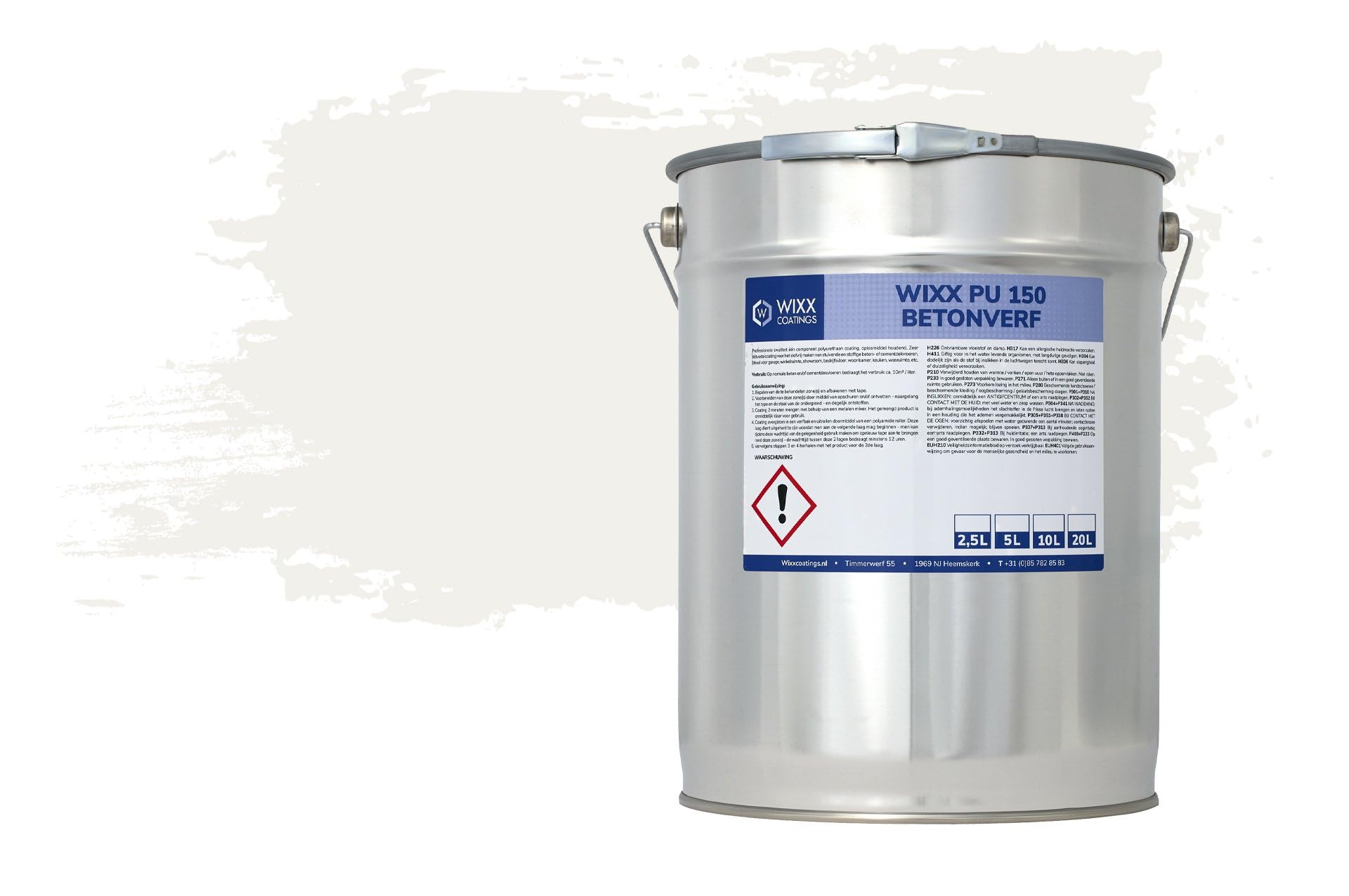 Wixx PU 150 Betonfarbe - RAL 7035 | Hellgrau - 10L