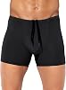 Casey Kevin Mens Tight Swim Trunks Sexy Square Leg Swim Briefs Mens Swimsuit Quick-Dry Athletic Bathing Suit Swimwear