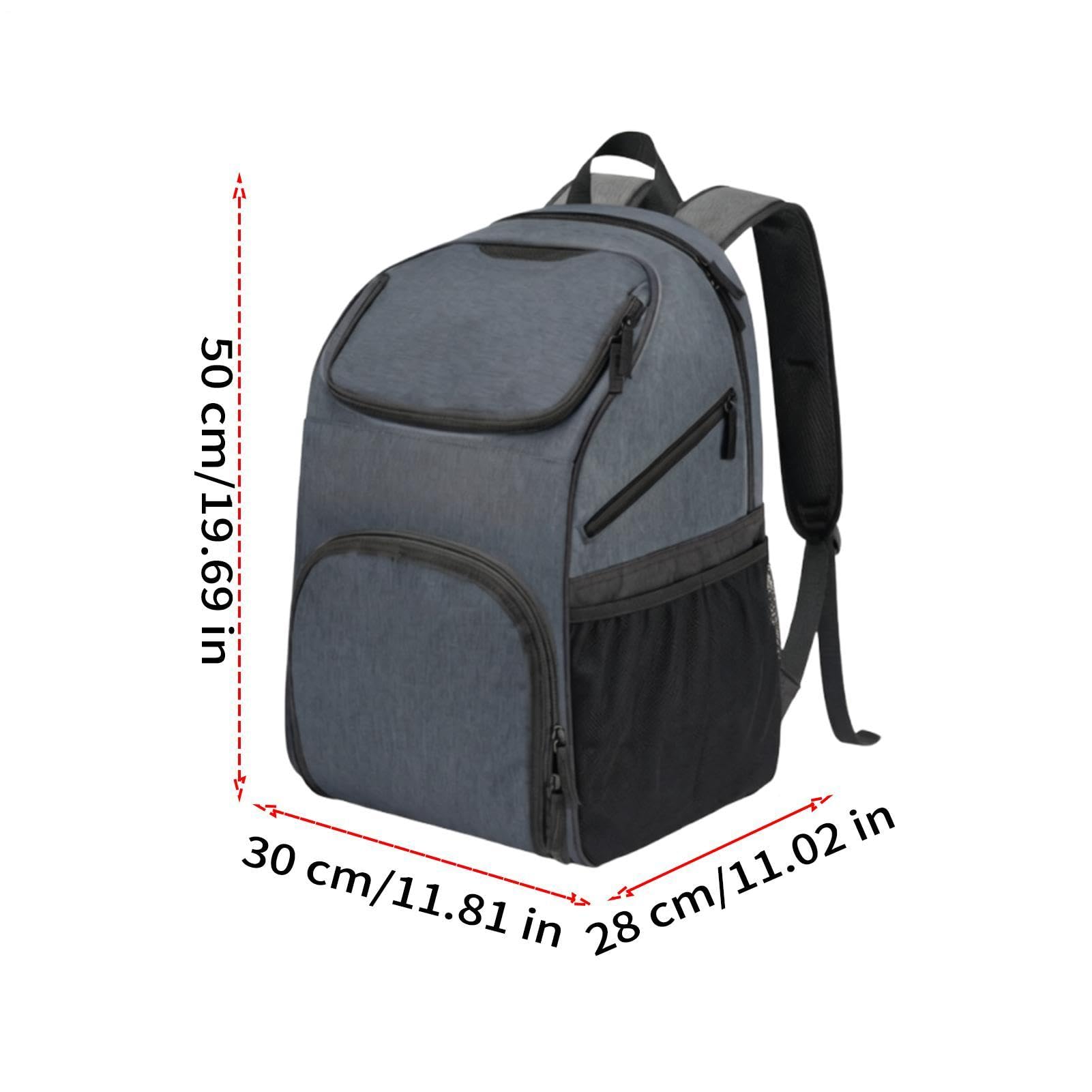 Borsa per palline da bowling, impermeabile, grande capacità con scomparto per scarpe, grigio., Vedere descrizione, Vedi descrizione | Borsa imbottita per giocatori maschili, asciugamani, scarpe, guanti, viaggi e competizioni