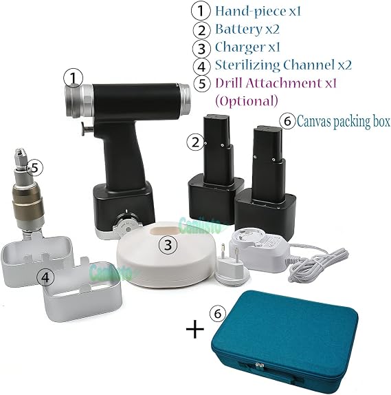 Drill saw attachment Veterinary multifunctional Orthopedic Micro Drill and Saw (Canvas bag)