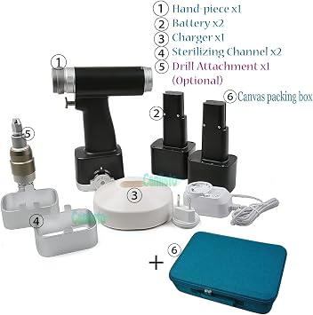 Drill saw attachment Veterinary multifunctional Orthopedic Micro Drill and Saw (Canvas bag)