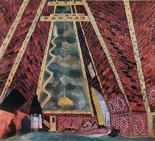 Lienzo decorativo vintage de Leon Bakst para la pintura mural decorativa del dormitorio 60x90