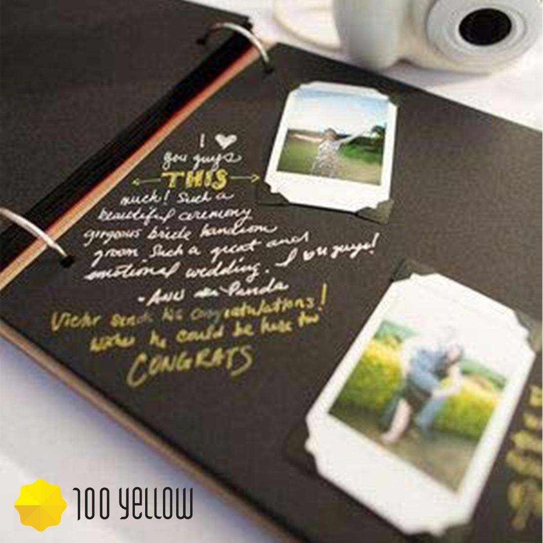 100 Yellow This Is Us Love Photo Album Scrpabook For Capturing Memories | 40 A4 Pages | Size : 21 Cm X 29.5 Cm |Pink 4