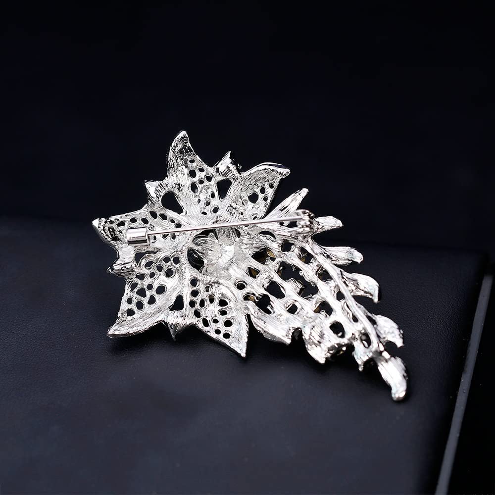 Broszka dla nowożeńców Vintage Flower Broszka ze stopu diamentu Pełna broszka z diamentem Pin Odzież Akcesoria