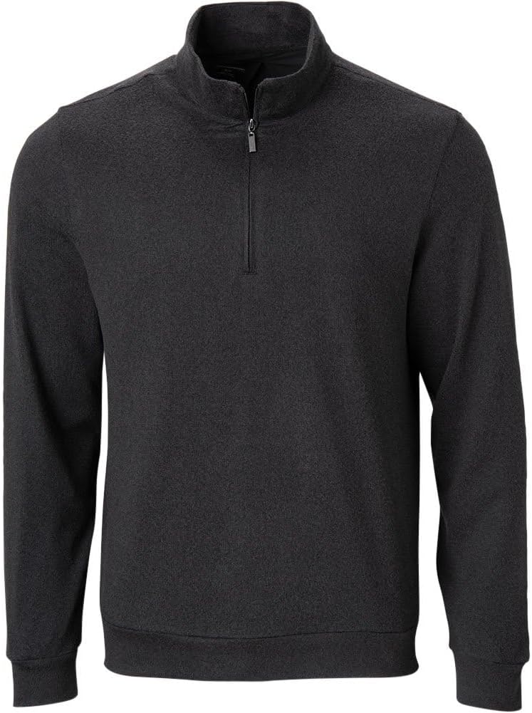 Greg Norman Men's Lined Golf Wind Sweater Black M