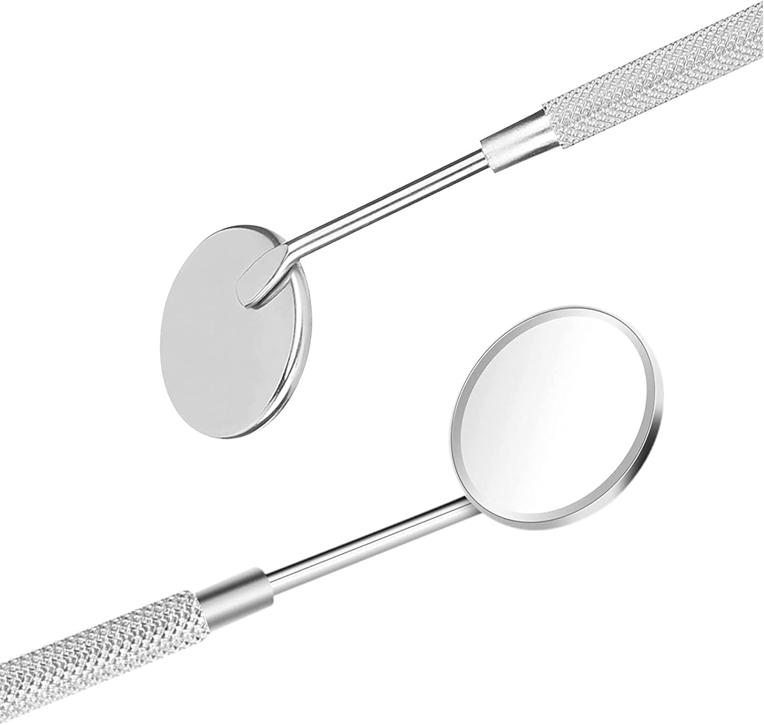 Dental Mouth Mirror Oral Teeth Mirror Inspection Mirror Curve Angle Dentist Oral Care Mouth Checking Extension Tool Also uses for Eyelash Extensions.